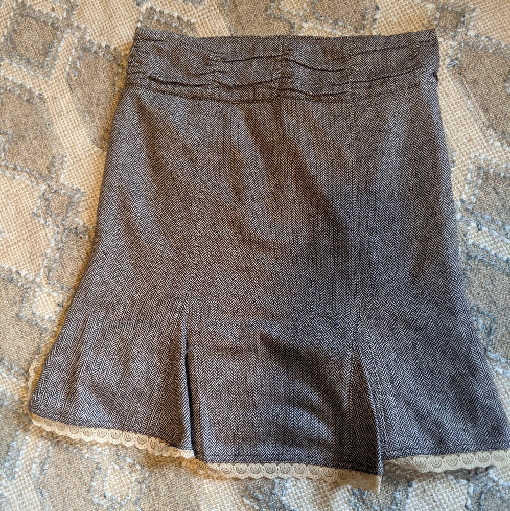 Herringbone skirt